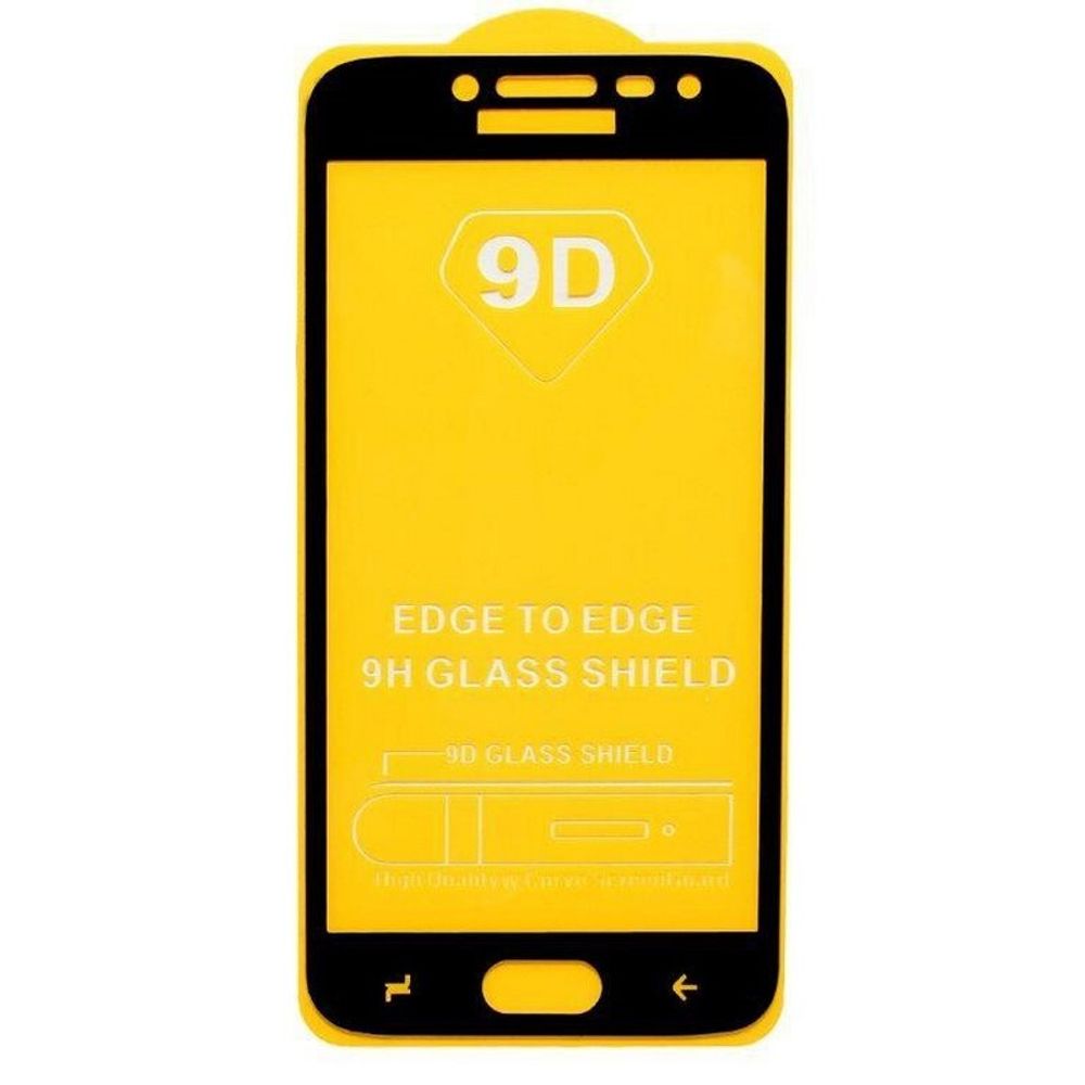 Защитное стекло Samsung J2 2018 (черный) 9D тех.упаковка