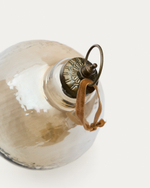 Новогодняя игрушка Piril из коричневого переработанного стекла, Ø 15 см