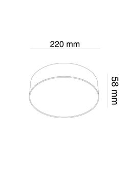 Потолочный светодиодный светильник Maytoni Zon C032CL-L32MG3K