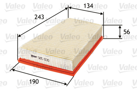 VALEO - 585030-VAL - Air Filter