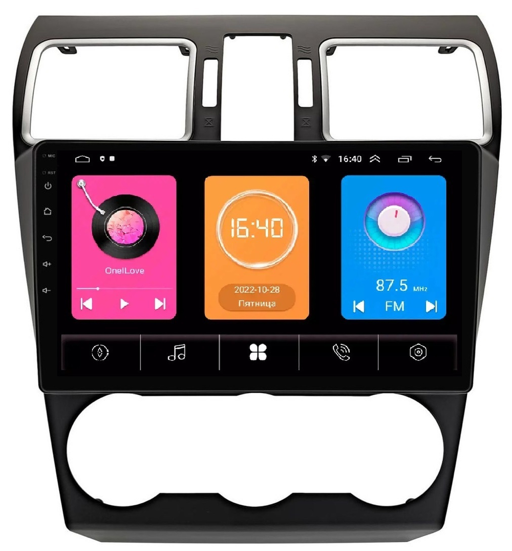 Магнитола для Subaru Forester, Impreza, XV 2015-2018 - OEM GT9-9036 на Android 10, 2ГБ-16ГБ
