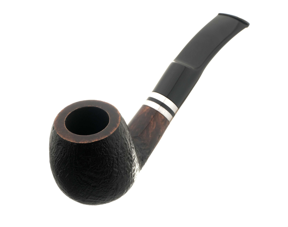 Трубка Barontini Novara черный бласт, 9 мм, форма 4, Novara-04