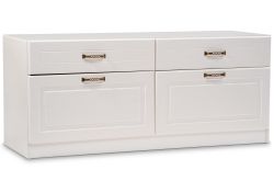 ТВ-тумба Ливерпуль белый / ясень ваниль