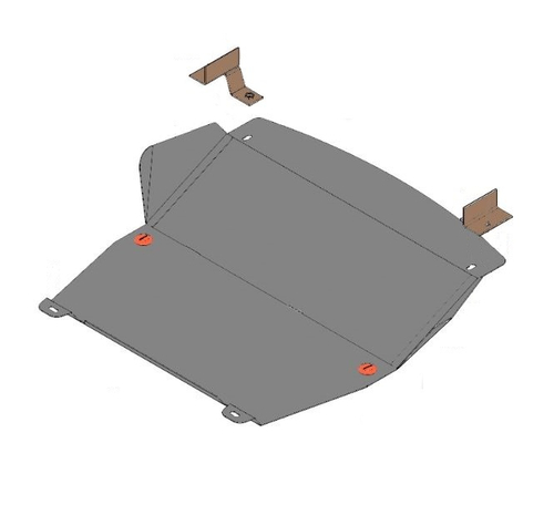 Защита ALFeco картера двигателя и кпп для MB Sprinter 1995-2000, V-все (сталь 2 мм) арт.ALF3601st