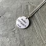 Медальон Живи сердцем, глянцевый