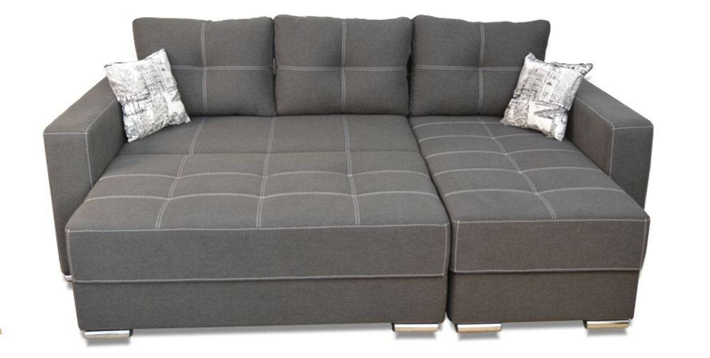 Угловой диван «Престиж-13 удлиненный с оттоманкой» в ассортименте