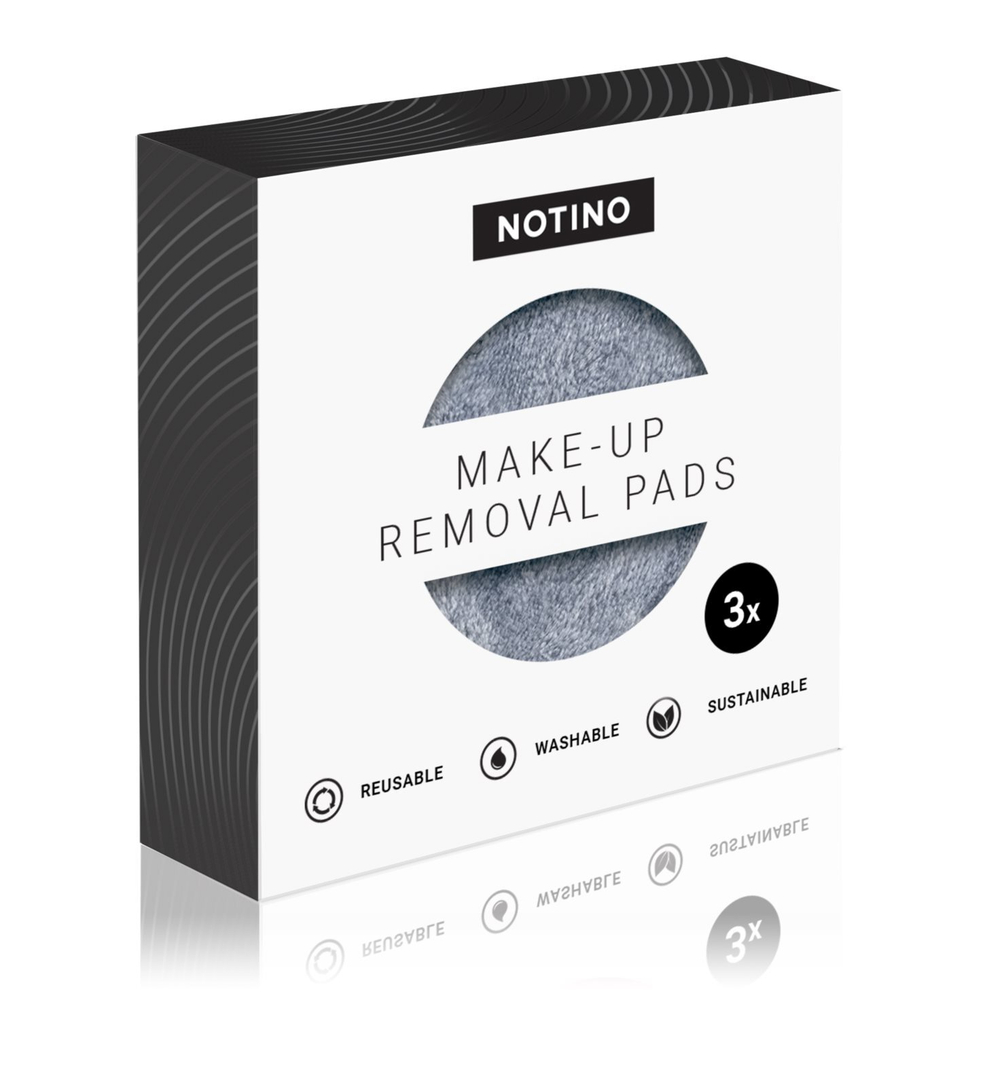 Notino Spa Collection Make-up removal pads - Многоразовые подушечки для снятия макияжа из микрофибры. /  Grey 3 szt.   / GTIN 3760275383662