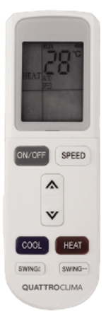 Cплит-система инверторная кассетная QuattroClima QV-I24CGE/QN-I24UGE/QA-ICP14