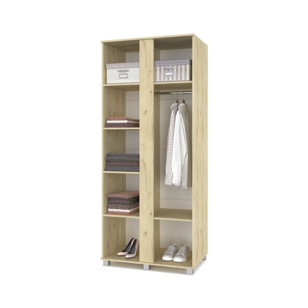 Шкаф двухстворчатый "Пандора" П22 (ирландский дуб), ЛДСП, MODERN