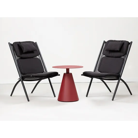 Столик кофейный Marius, Ø50х55 см, красный