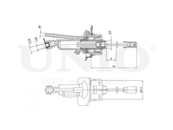 Цилиндр сцепления главный UNIO BRC-10011