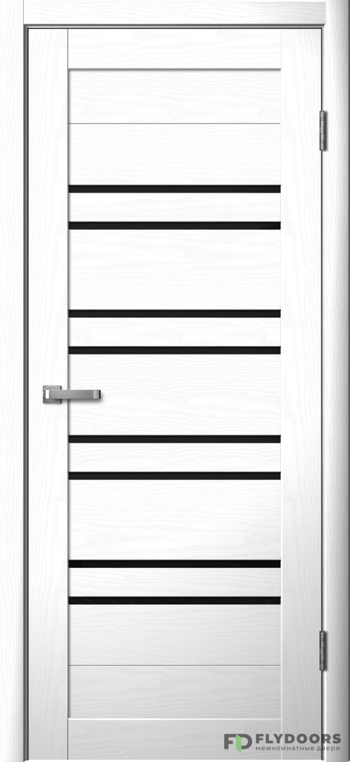 Межкомнатная дверь La Stella 282 (Чёрное стекло) Макиато