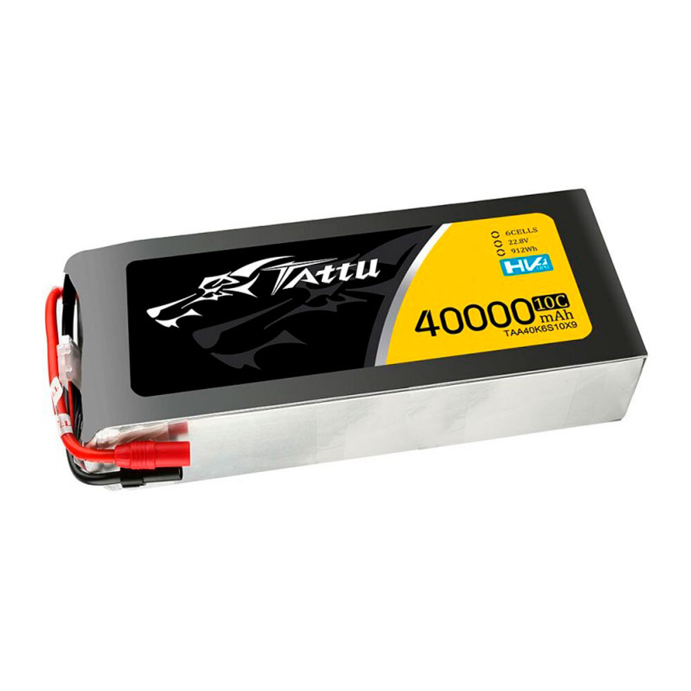 Li-Po Аккумулятор TATTU 6S HV 40000мАч 22,8В 10C