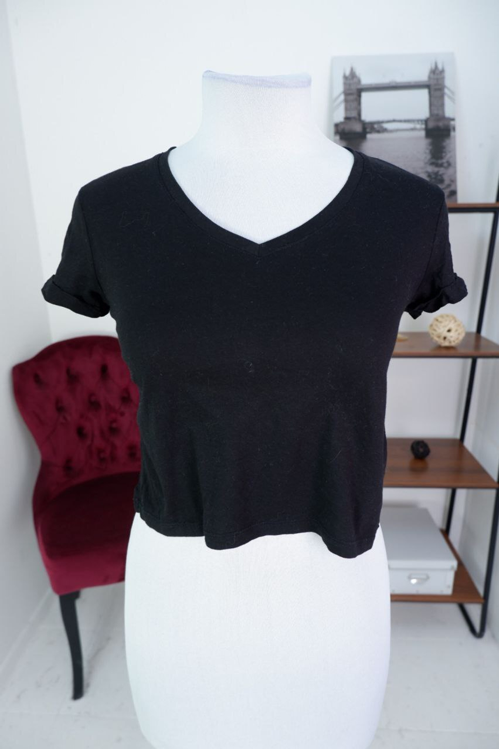 Футболка Bershka укороченная 44 размер