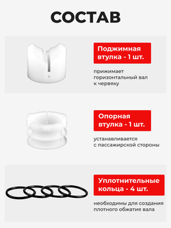 Ремкомплект рулевой рейки для ЭУР Hyundai TUCSON (II) (2011-2013) (R-40)