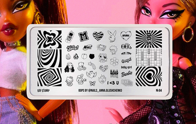 Пластина для стемпинга Go! Stamp 84 Oops