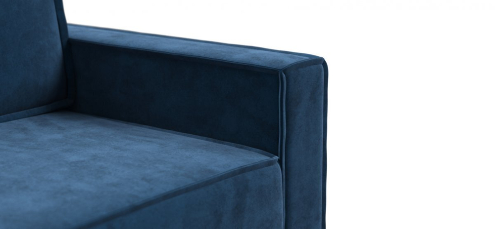 Диван Норд двухместный Велюр Монолит синий