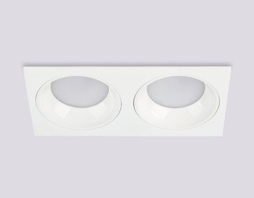 Встраиваемый точечный светильник 2*GX53 TN52343/2 SWH/GWH белый песок/белый глянец Techno Spot GX Standard tech Ambrella