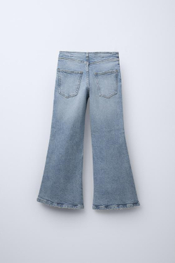 ZARA ДЖИНСЫ FLARED, ГОЛУБОЙ