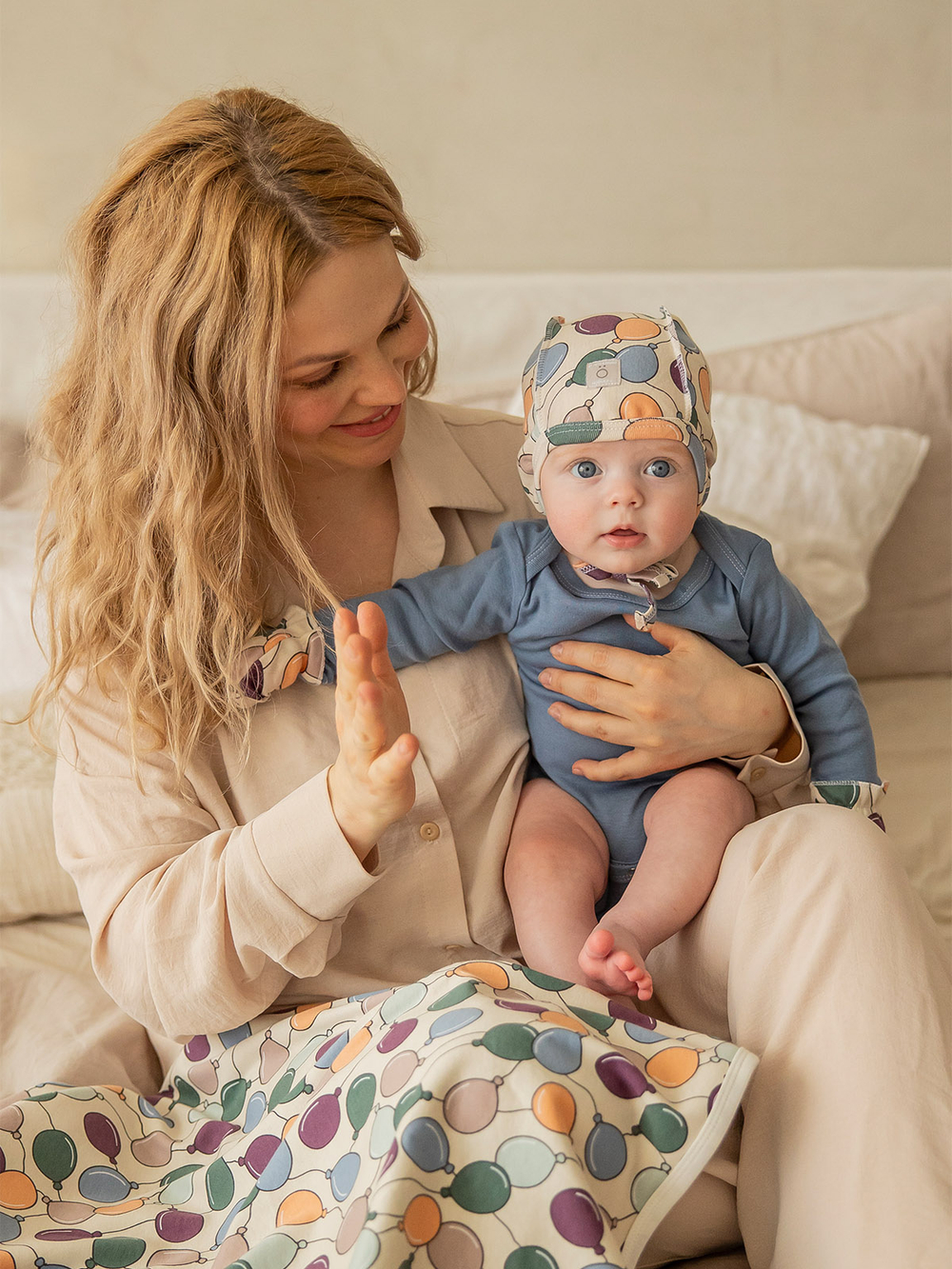 Двусторонний плед Mjölk Шарики