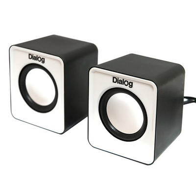 Акустика 2.0 Dialog AC-02UP/USB Black-White