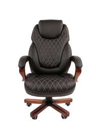 Офисное кресло Chairman 406 Россия экопремиум черное N