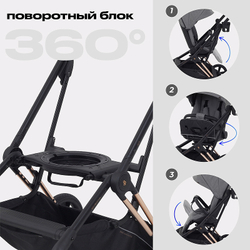 Детская прогулочная коляска Rant Ace Beige