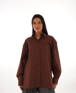 Рубашка свободного кроя из португальской ткани