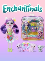 Набор Энчантималс Семья Лемуров HRX86