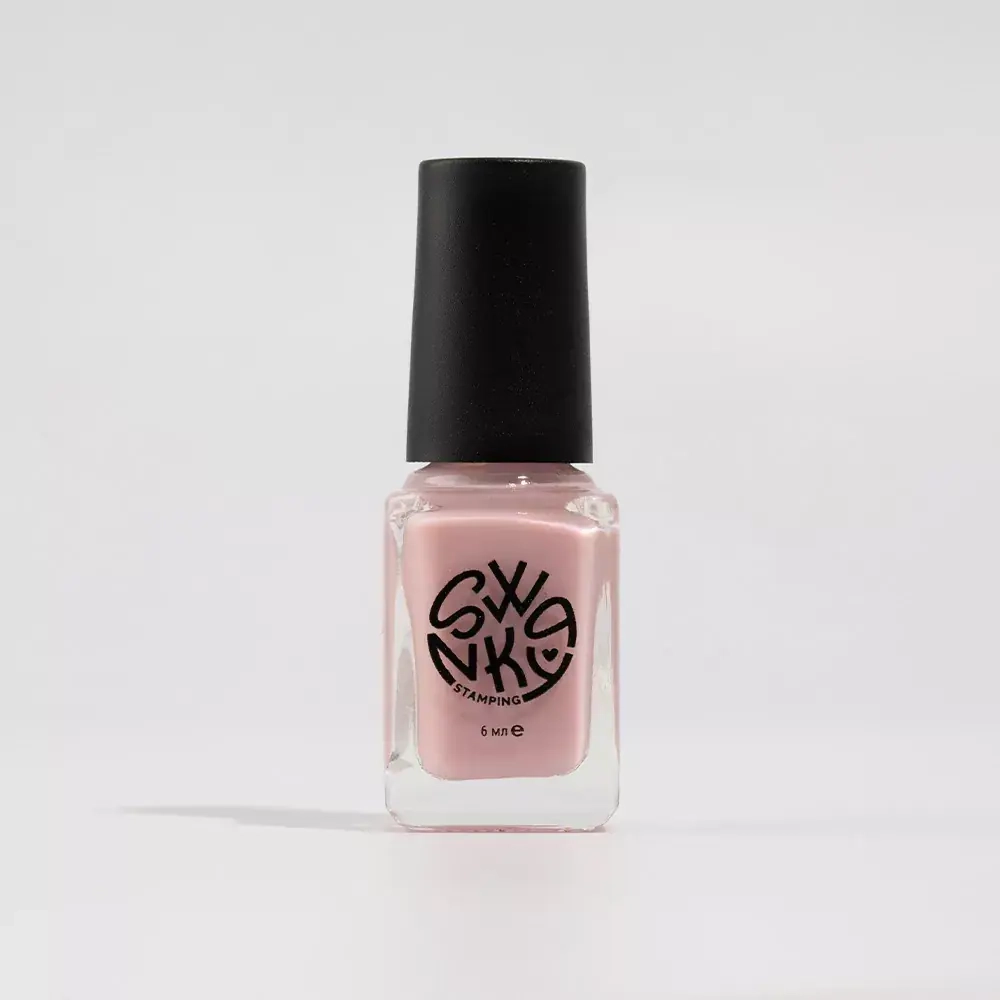 Укрепляющий лак для ногтей Swanky Stamping №02, розовый, 6 мл