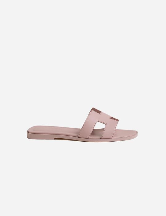 Hermes Oran Sandal Rose Cancan