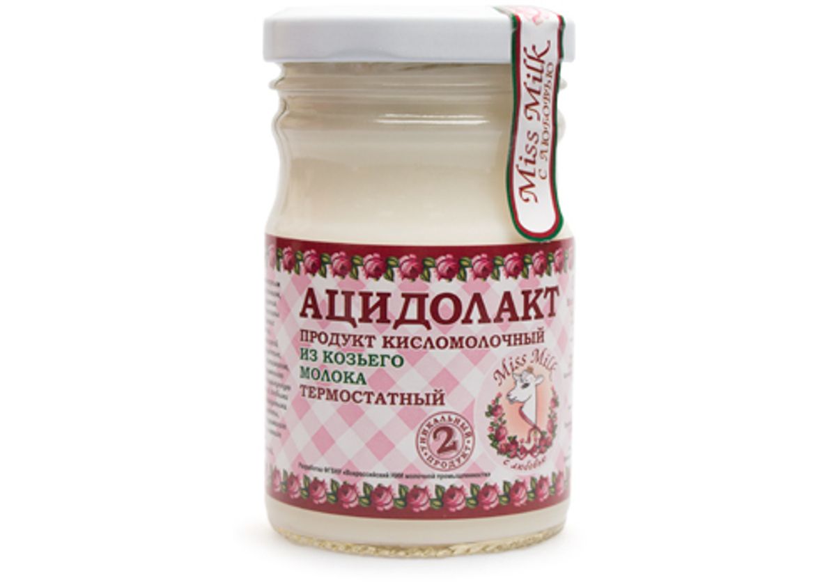 Ацидолакт из козьего молока 2,5% "Miss Milk", 200мл
