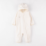 Комбинезон флисовый с ушками "Молоко" 0+