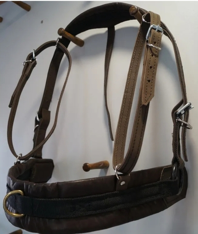 Шорка кожаная (цвет коричневый)