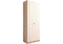 Шкаф Майя М-02 дуб баррик светлый / крем брюле