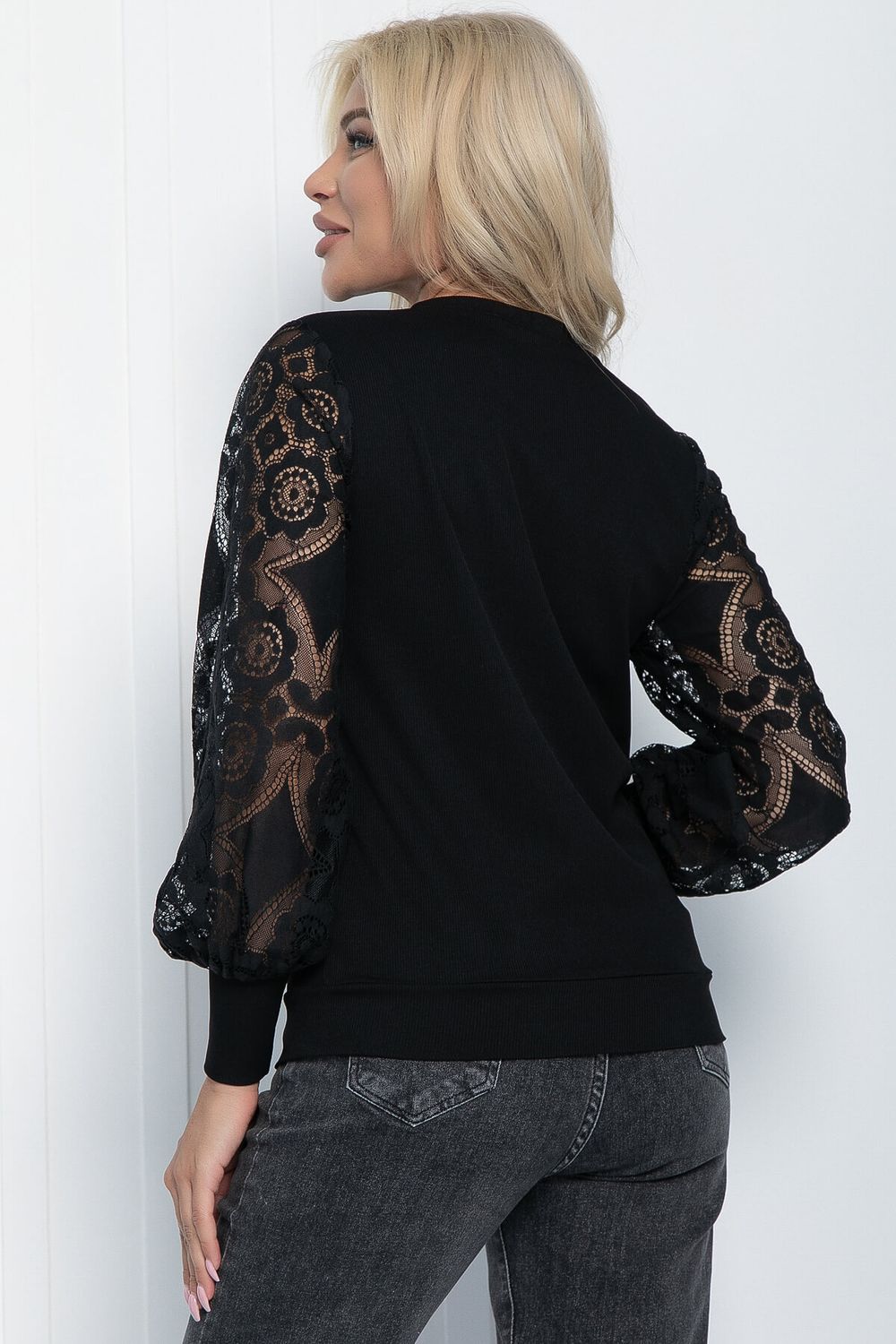 Джемпер трикотажный Арабелла (черный) Б14426-5М LT Collection