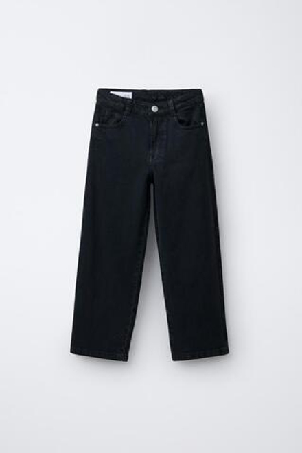 ZARA ДЖИНСЫ СВОБОДНОГО КРОЯ, МОРСКОЙ СИНИЙ