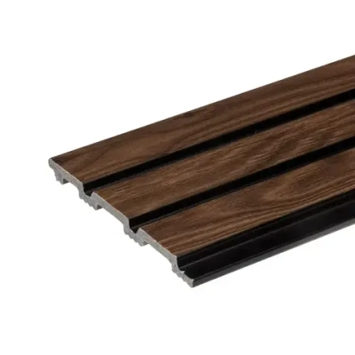 Стеновая панель 3D RAIL (2700х120х10мм) Махагон