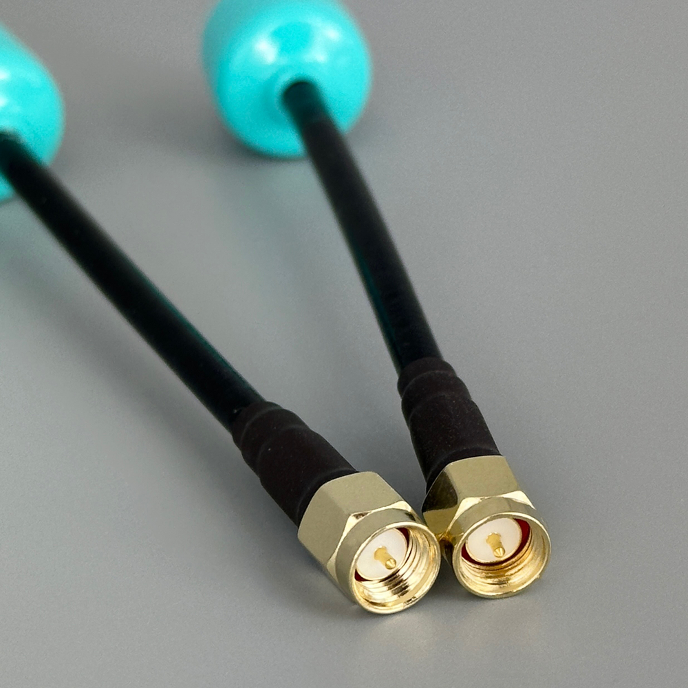 Антенны Foxeer Lollipop 4 Plus 5,8G 2,6dBi RHCP SMA 10см (бирюзовые)