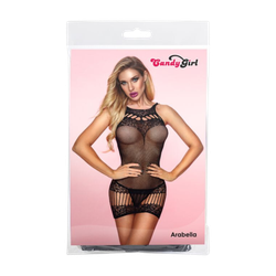 Мини платье из сетки и стринги, Arabella