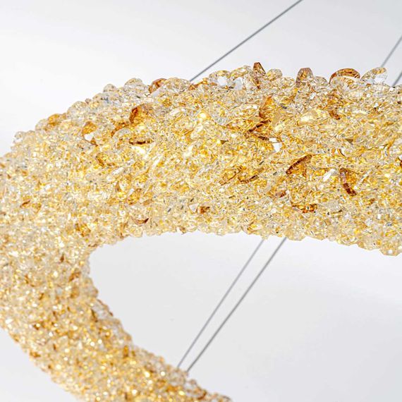 Подвесная светодиодная люстра Modelux Modestyle MS.6000.800 GD