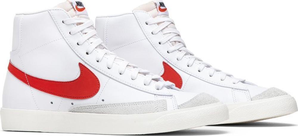 Nike blazer mid vintage femme blanche sale