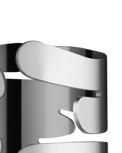 Alessi - Набор из двух серебряных колец для салфеток Barkring. / артикул   BM17S2  / GTIN 8003299461264