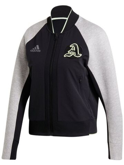 Женская Кофта теннисная Adidas NY Womens V.City Jacket - black