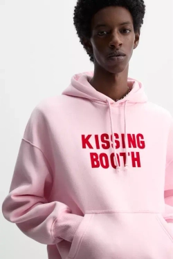 ZARA X HARRY LAMBERT ТОЛСТОВКА С КАПЮШОНОМ, РОЗОВЫЙ