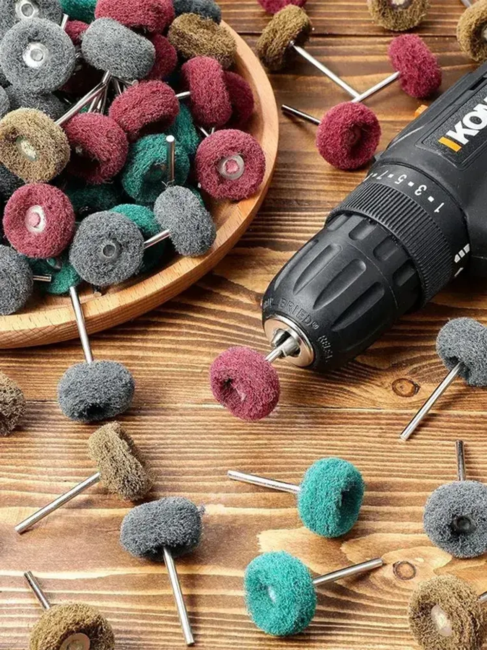 Насадки для гравера,Набор шлифовальных насадок.40 шт.используется для полировки металлических поверхностей.