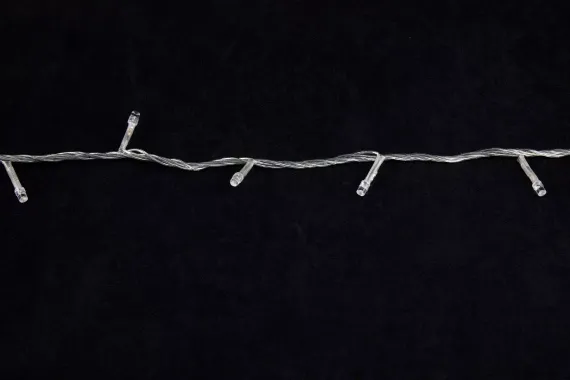 Светодиодная нить 7 м., 220V, 100 синих LED ламп, контроллер, прозрачный провод, Winner Light (b.01.5T.100-)