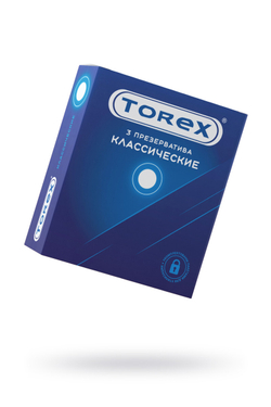 Презервативы Torex, классические, латекс, 19 см, 5,5 см, 3 шт.