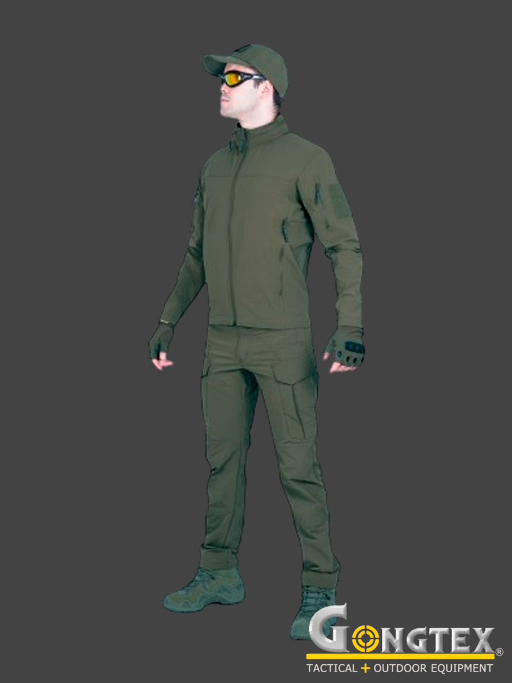 Костюм SoftShell Gongtex Outdoor Tactical Suit (без флиса). Олива