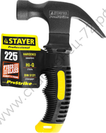 STAYER Compact 225 г, Столярный укороченный молоток-гвоздодёр (2026-225)